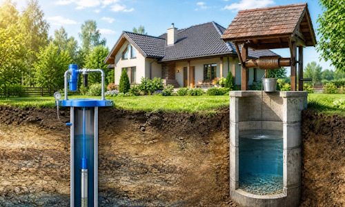 Автономное водоснабжение загородного дома Биробиджан: скважина или колодец 